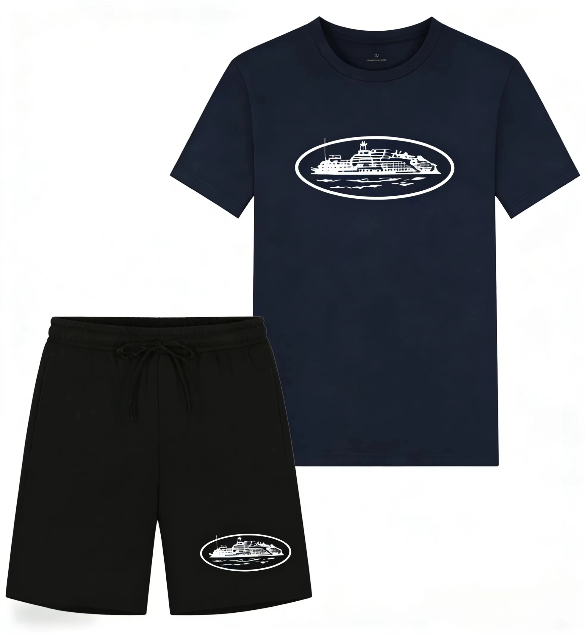 Kaos dan Celana Pendek Motif P - Men'S Fashion Rules ulasan dan harga
