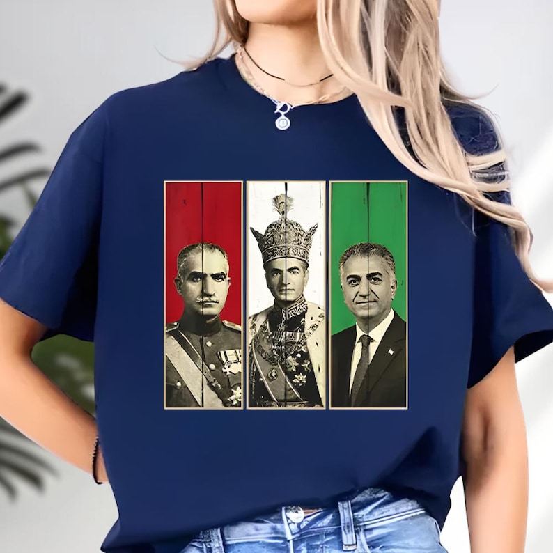 Kaos Potret Mohammad Reza Pahl - Men'S Fashion History ulasan dan harga