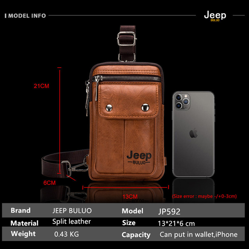 JEEP BULUO tas selempang pria, - Fashion Harness Men ulasan dan harga