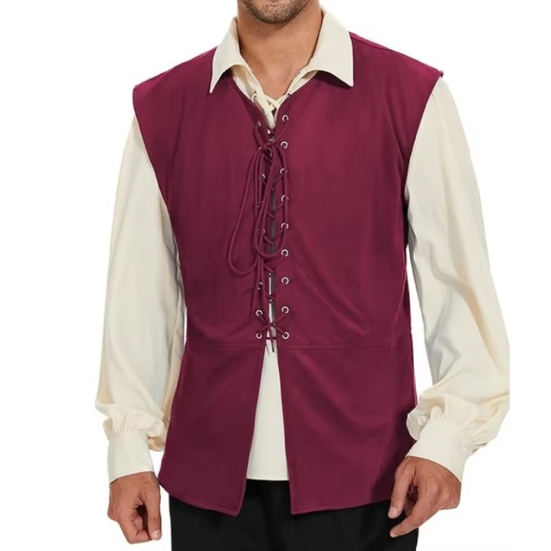 Rompi Steampunk Gotik Bajak La - Mens Fashion Vest ulasan dan harga