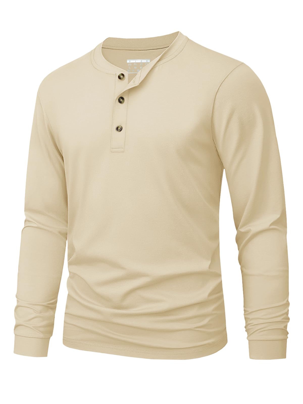 Kaos Henley Pria Polos Warna S - Men'S Fashion ulasan dan harga