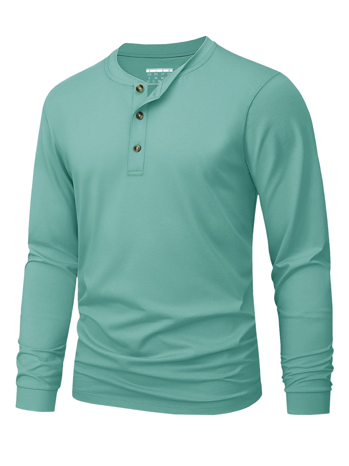 Kaos Henley Pria Polos Warna S - Men'S Fashion ulasan dan harga