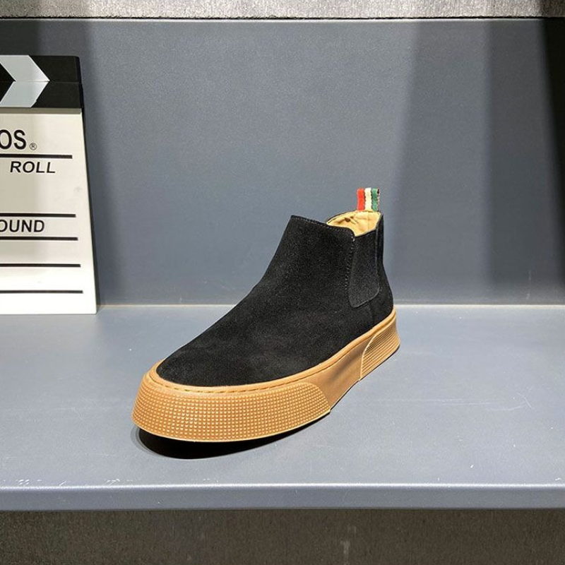 Sepatu Boots Chelsea Pria Musi - Men Fashion Korean Style ulasan dan harga