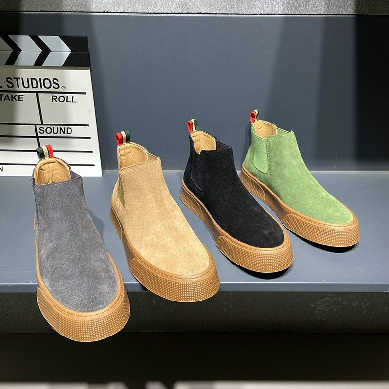 Sepatu Boots Chelsea Pria Musi - Men Fashion Korean Style ulasan dan harga