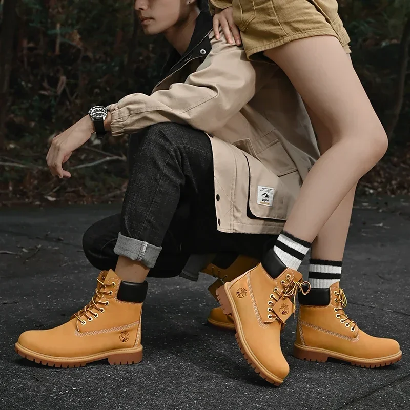 Sepatu Boots Pria High Top Ber - Men'S Fashion News ulasan dan harga