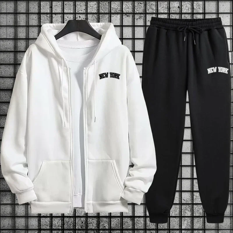 Setelan Olahraga Pria Berkuali - Mens Fashion Zip Up ulasan dan harga
