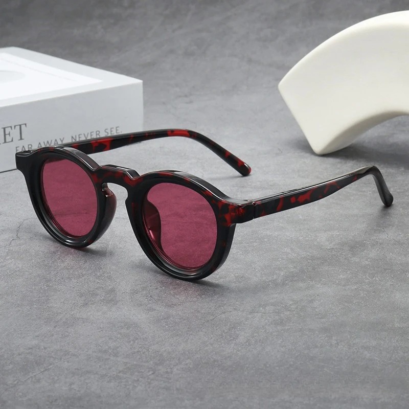 Kacamata Hitam Bulat Kualitas  - Men'S Fashion Glasses ulasan dan harga